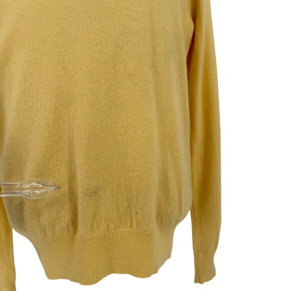 Vintage Polo Ralph Lauren Pullover Wool Sweater Butter Yellow Men's - Picture 4 of 12
